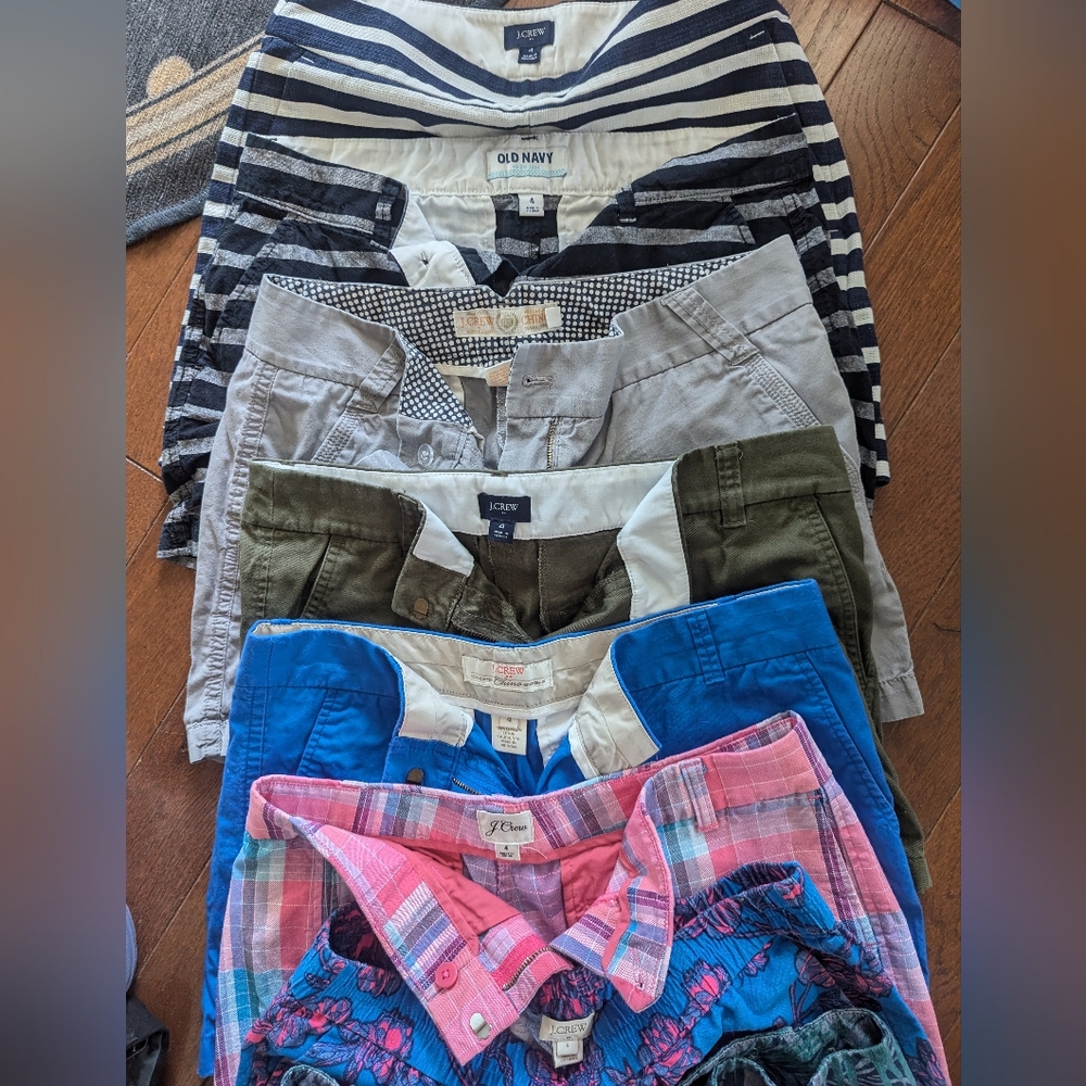 9 pairs of shorts